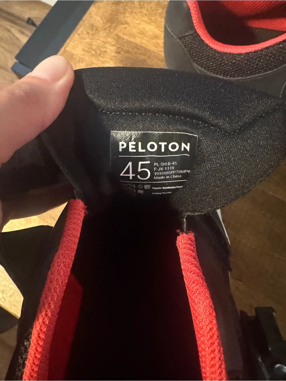 Peloton Cycling Shoes Size 45 EU / Men’s 11 Black with Delta Cleats